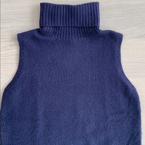 Ann Taylor long navy turtleneck